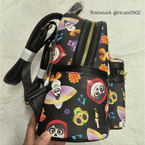 Loungefly Disney Pixar Coco AOP Mini Backpack main image 2